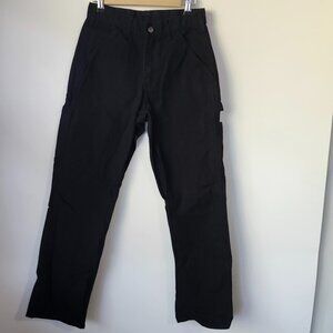 Carhartt Black Utility Work Pants Women’s 29x32 Straight Leg Cargo Pockets